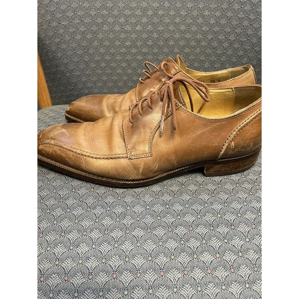 Mercanti Fiorentini Mens Size 8.5 M Wingtip 6881 Brown Mens‎ Dress Shoes